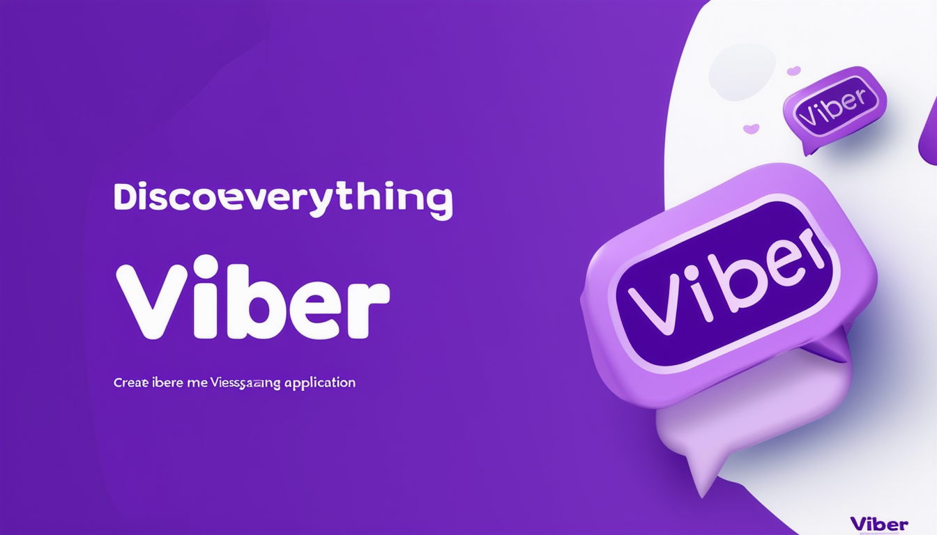 découvrez tout sur viber, une application de messagerie populaire avec des fonctionnalités uniques. téléchargez viber et connectez-vous avec vos proches gratuitement.