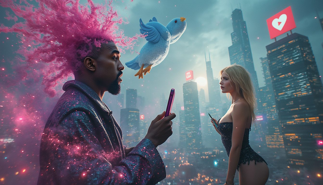 explorez comment les célébrités comme kanye west et britney spears utilisent le web comme un asile numérique, en naviguant à travers leurs luttes personnelles, la gestion de leur image publique et la quête d'authenticité à l'ère des réseaux sociaux.