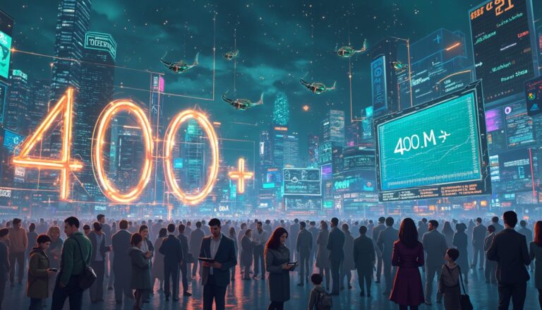 découvrez comment openai atteint un nouveau sommet avec plus de 400 millions d'utilisateurs actifs hebdomadaires. explorez les implications de cette croissance impressionnante et ce que cela signifie pour l'avenir de l'intelligence artificielle.