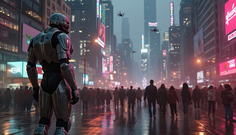 découvrez le début de l'aventure palpitante de robocop alors qu'il commence à patrouiller dans les rues, rétablissant l'ordre et la justice dans une ville en proie au chaos. plongez dans un univers captivant où technologie et humanité se croisent.