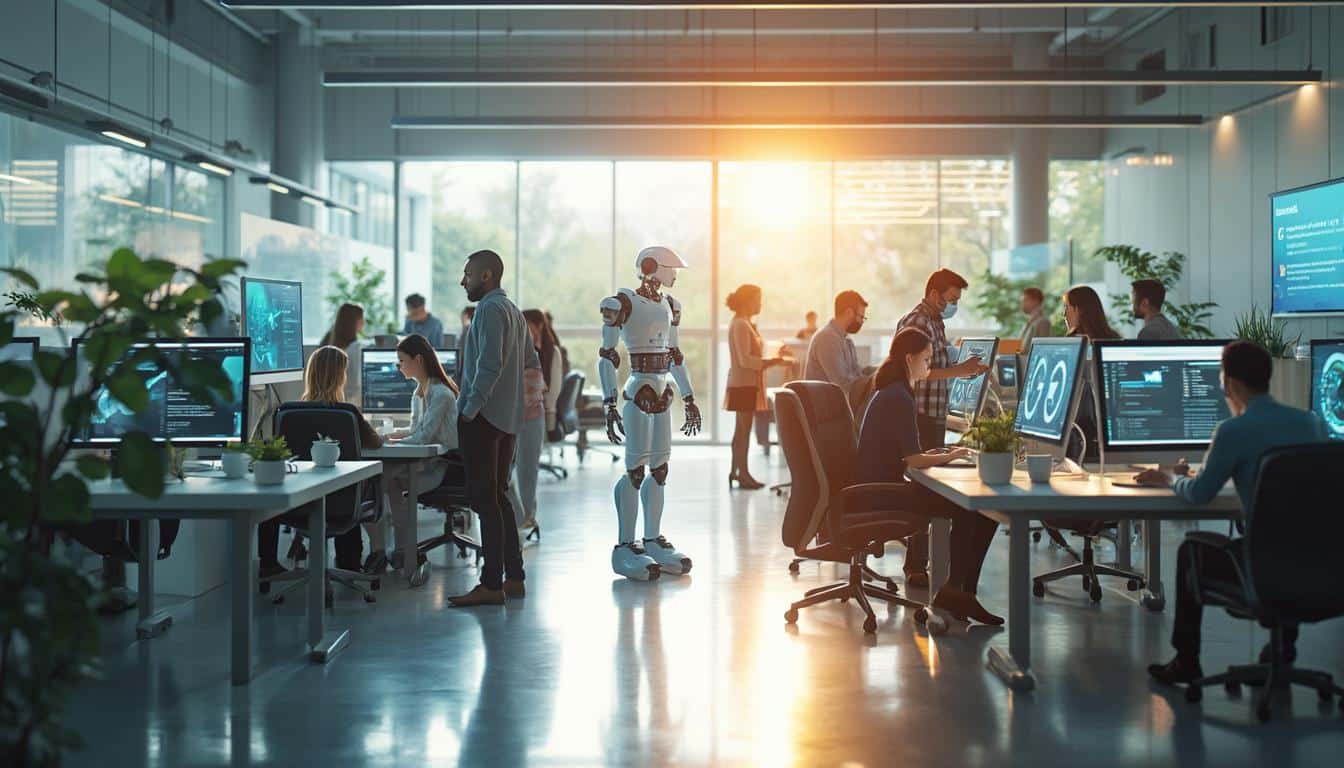 découvrez comment l'intelligence artificielle transforme le monde du travail. est-elle une véritable source de productivité ou représente-t-elle une menace pour l'emploi ? cette analyse explore les avantages et les défis de l'ia dans le milieu professionnel.