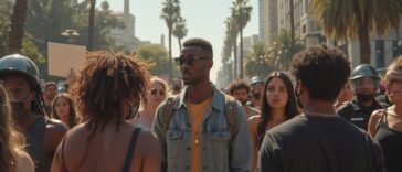 à los angeles, des militants s'élèvent contre les menaces implicites de la police liées à l'utilisation croissante de la technologie de reconnaissance faciale. découvrez comment ces préoccupations soulèvent des questions essentielles sur la vie privée et les droits civiques.