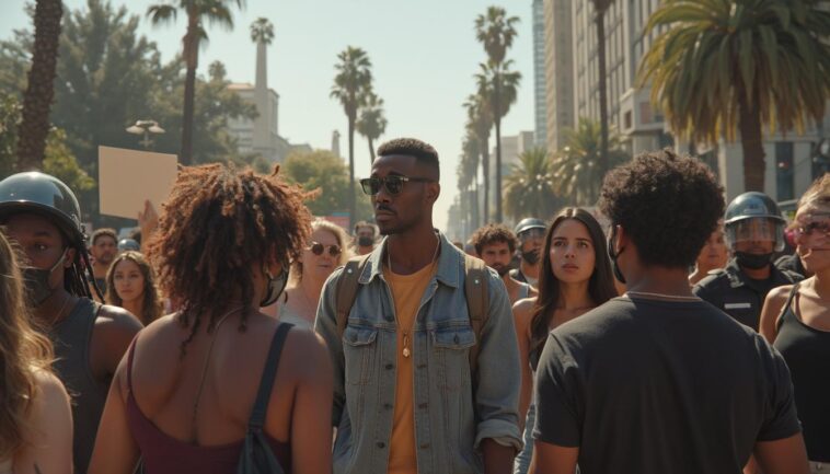 à los angeles, des militants s'élèvent contre les menaces implicites de la police liées à l'utilisation croissante de la technologie de reconnaissance faciale. découvrez comment ces préoccupations soulèvent des questions essentielles sur la vie privée et les droits civiques.