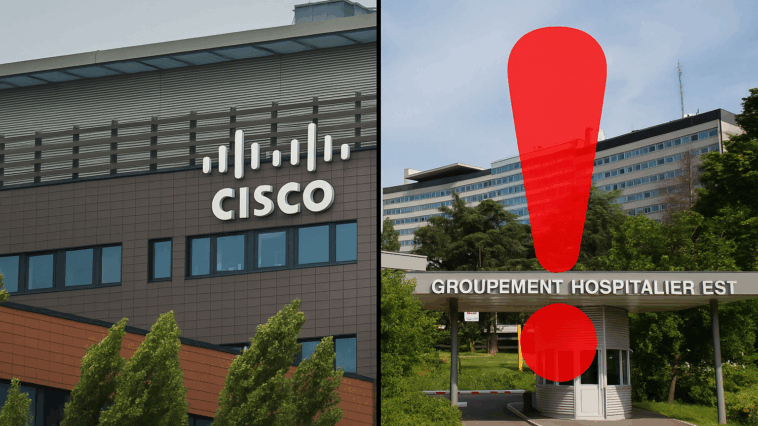 Cisco France alerte sur un cyberattaque ciblant les hôpitaux français