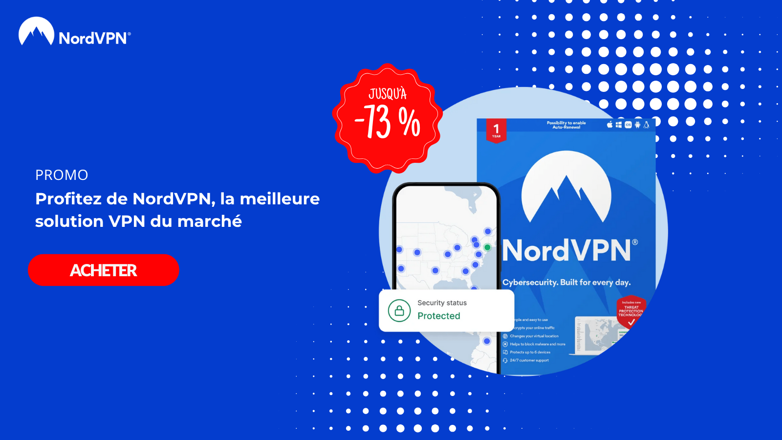 NordVPN - 73 %