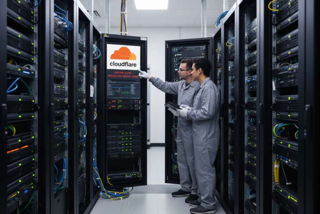 Panne chez Cloudflare