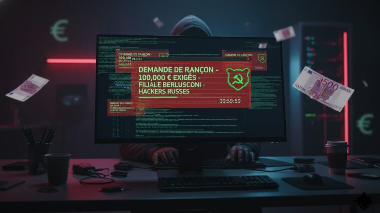 Filiale Berlusconi victime d'une demande de rançon par des hackers russes