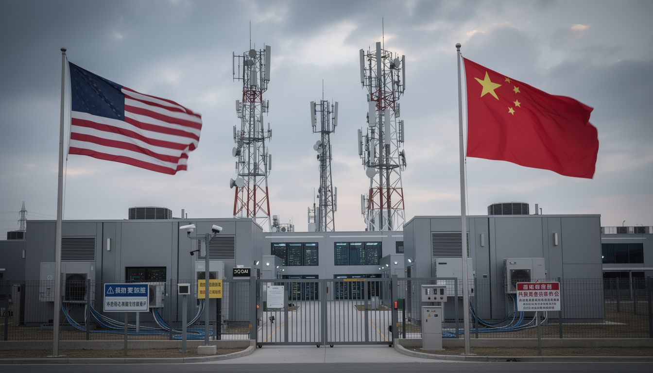 Guerre Tech USA-Chine : Cibles Télécoms et Data