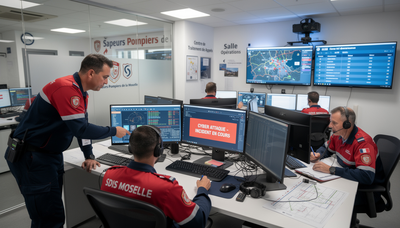 lorraine : plus de 6 400 données compromises suite à une cyberattaque ciblant le service départemental d'incendie et de secours (sdis) de la moselle, mettant en lumière les enjeux de la sécurité informatique locale.