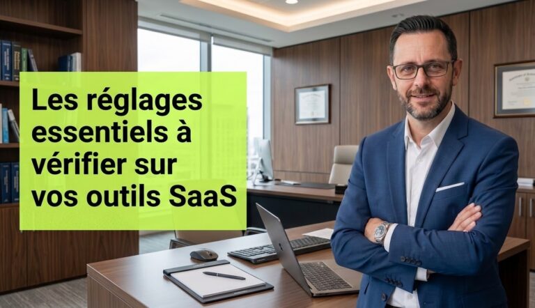 Les réglages clés à maîtriser sur vos outils SaaS