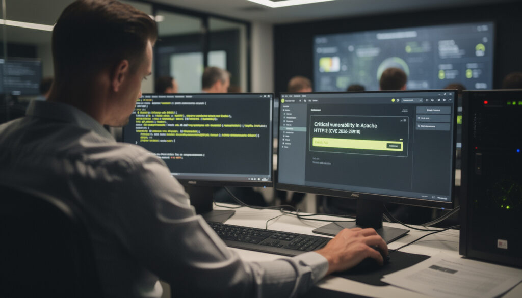 Apache HTTP/2 : Vulnérabilité critique CVE-2026-23918 et ses risques